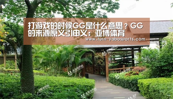 打游戏的时候GG是什么意思?GG的来源原义引申义:亚博体育(图2) Yabo亚博官方网站
